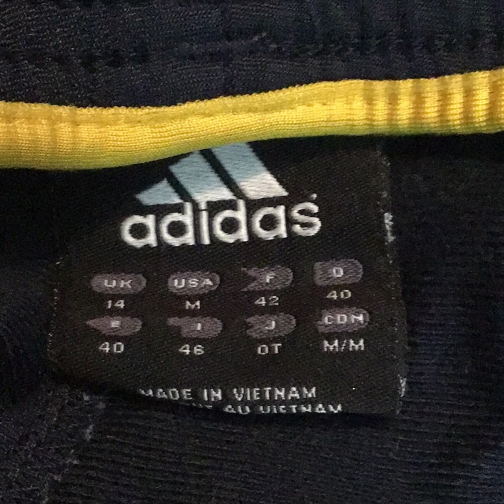 Vtg. Adidas 🏀 athletic pants, navy - Picture 6 of 12